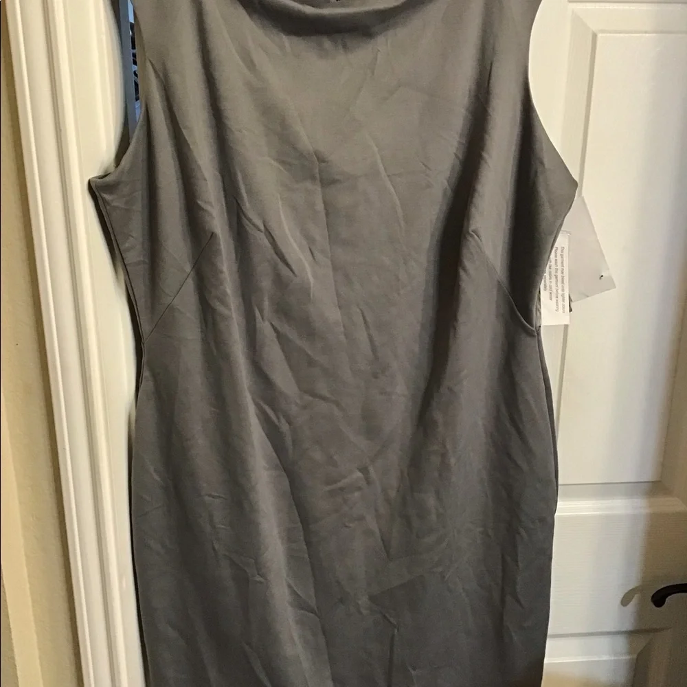 NWT PLUS SIZE Grey Hal Rubenstein Sheath Dress - Picture 1 of 5